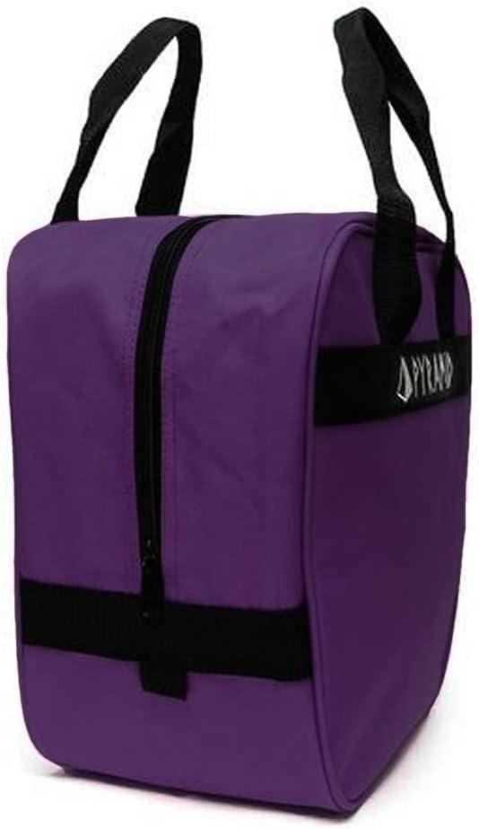 Pyramid Prime One Single Tote 1 Ball Bowling Bag with Large Padded Foam Bowling Ball Holder - Holds A Pair of Bowling Shoes (Up To US Mens Size 10)