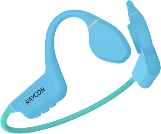 Raycon Bone Conduction Headphones, Open-Ear Bluetooth Sports Earbuds with Mic, IP68 Water Resistant Headset for Workout and Running, 13hr Playtime (Mint)