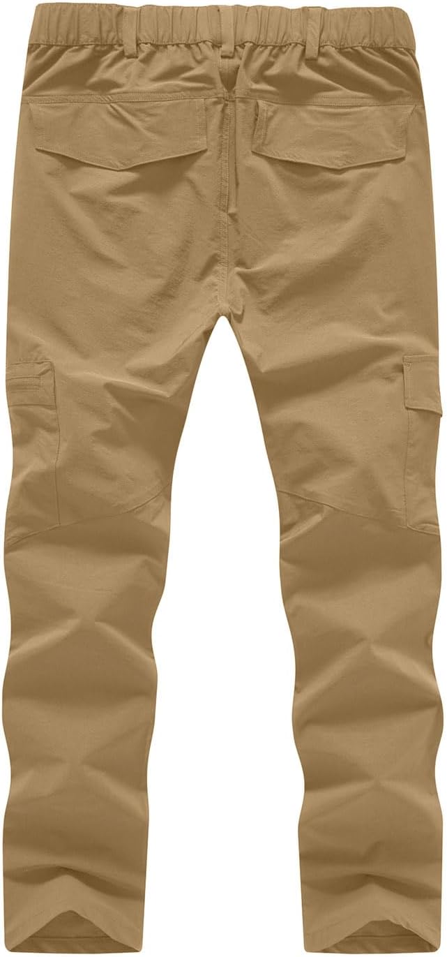 YSENTO Women's Hiking Pants Lightweight Stretch Quick Drying UPF 50 Camping Travel Work Cargo Pants 6 Pockets