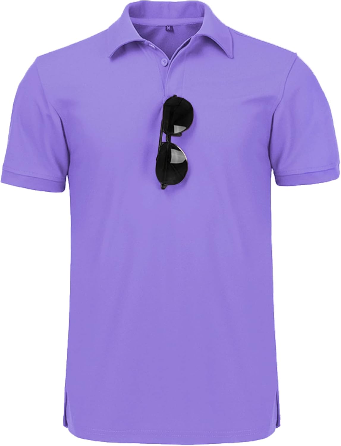 V VALANCH Mens Polo Shirts Short Sleeve Moisture Wicking Golf Polo Athletic Collared Shirt Tennis T-Shirt Tops
