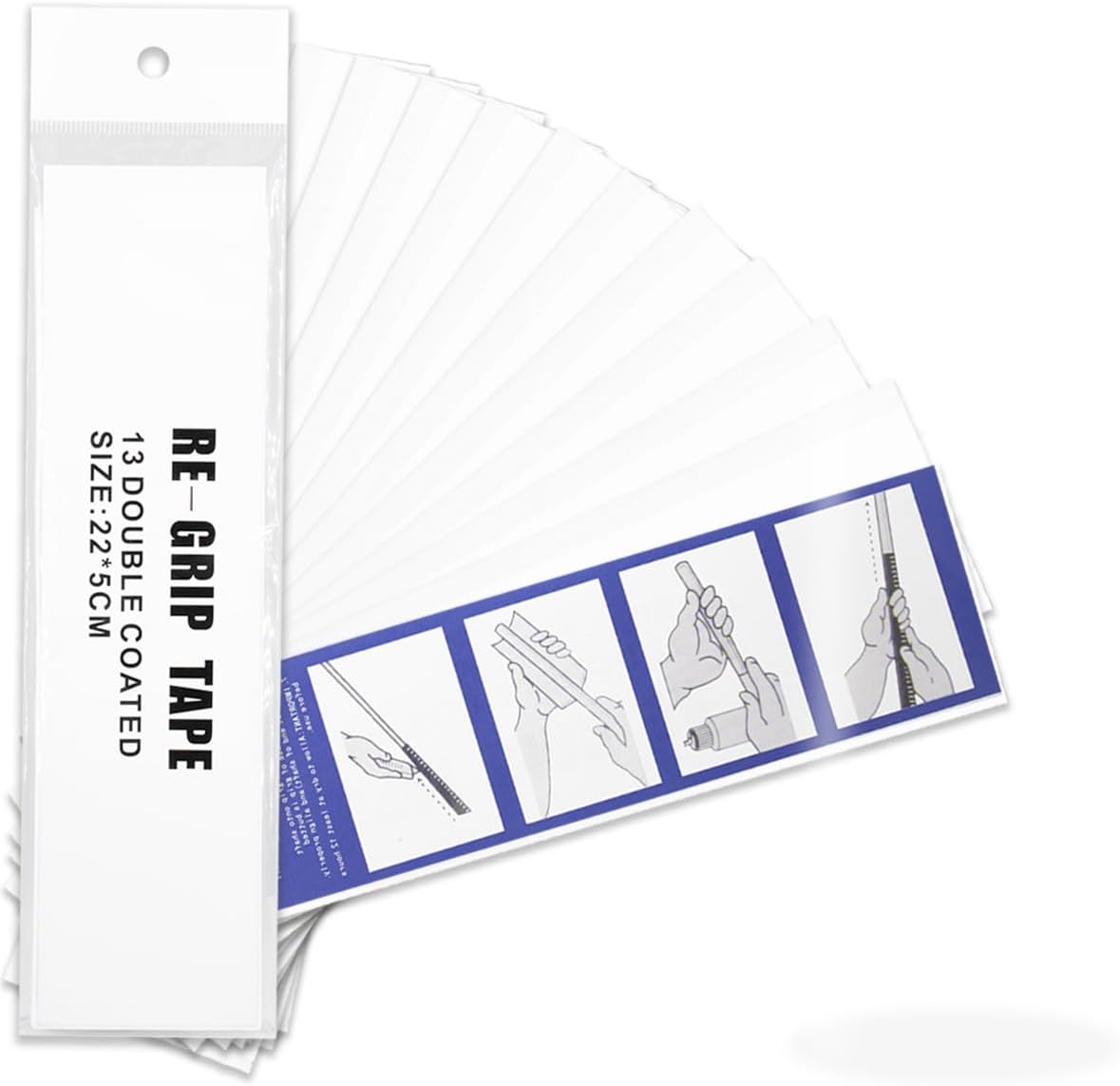 Golf Grips Kit with Golf Grip Tapes Remover Tool, 13 Golf Grip Tape,Golf Grip Solvent, Rubber Vise Clamp and Hook Knife for Regripping Golf Club Grips, Golf Club Regripping Kit