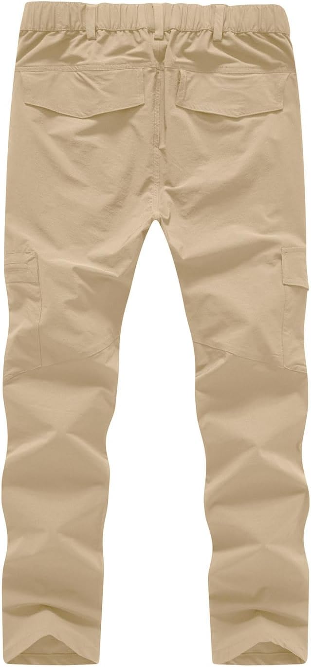 YSENTO Women's Hiking Pants Lightweight Stretch Quick Drying UPF 50 Camping Travel Work Cargo Pants 6 Pockets