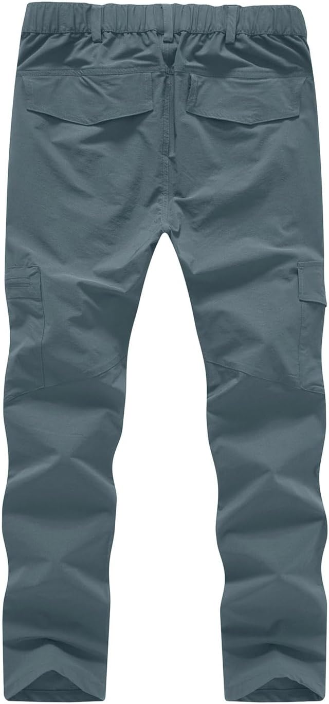 YSENTO Women's Hiking Pants Lightweight Stretch Quick Drying UPF 50 Camping Travel Work Cargo Pants 6 Pockets