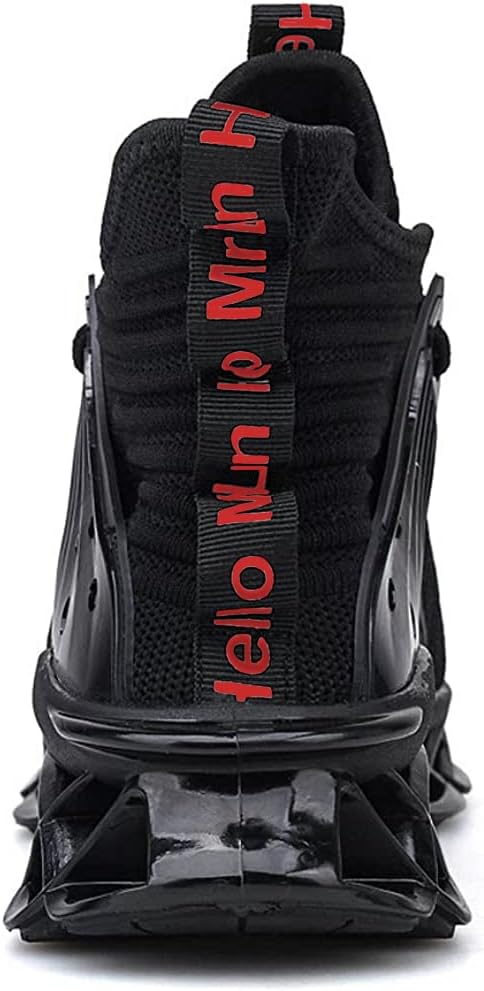 Hello MrLin Men's Running Shoes Non Slip Athletic Tennis Walking Blade Type Sneakers Hip Hop