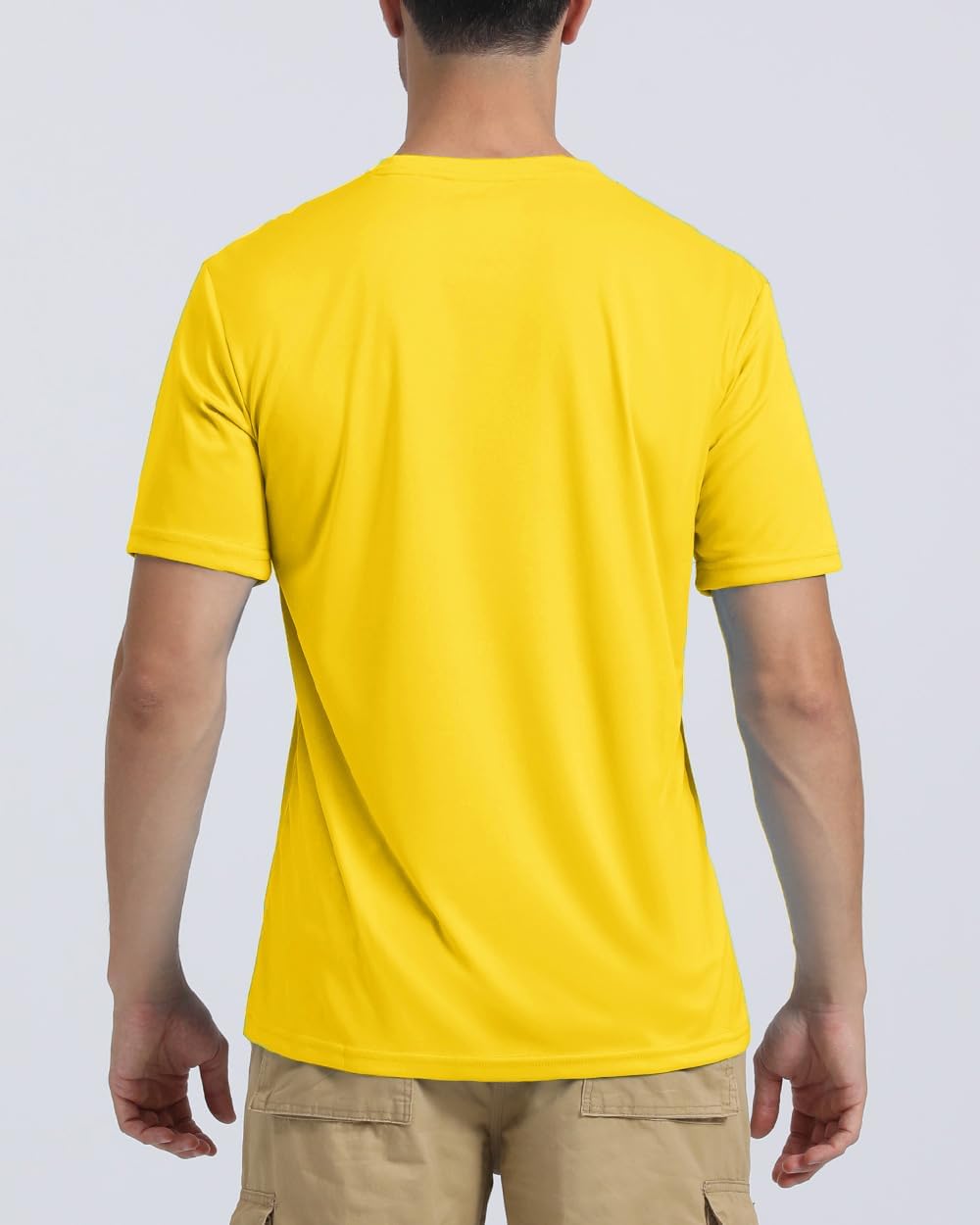 Boladeci Men's Swim Shirt Short Sleeve UPF 50+ Sun Protection SPF UV Moisture Wicking Lightweight Quick Dry Rash Guard