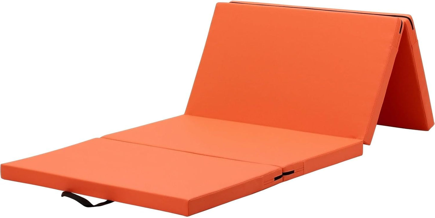 KaRaDaStyle Gymnastics Mat Folding Stretch Mats 71"x31"x2" Exercise Muscle Training Children Play Horizontal Bar Mat Yoga Sports Soundproof Home Use