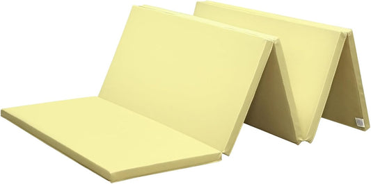 KaRaDaStyle Gymnastics Mat Folding Stretch Mats 75"x31"x1.2" Exercise Muscle Training Children Play Horizontal Bar Mat Yoga Sports Soundproof Home Use