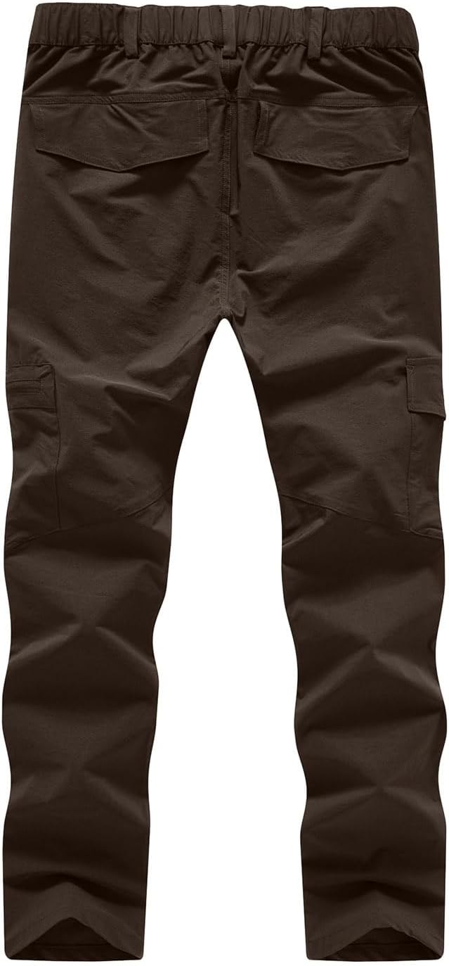 YSENTO Women's Hiking Pants Lightweight Stretch Quick Drying UPF 50 Camping Travel Work Cargo Pants 6 Pockets