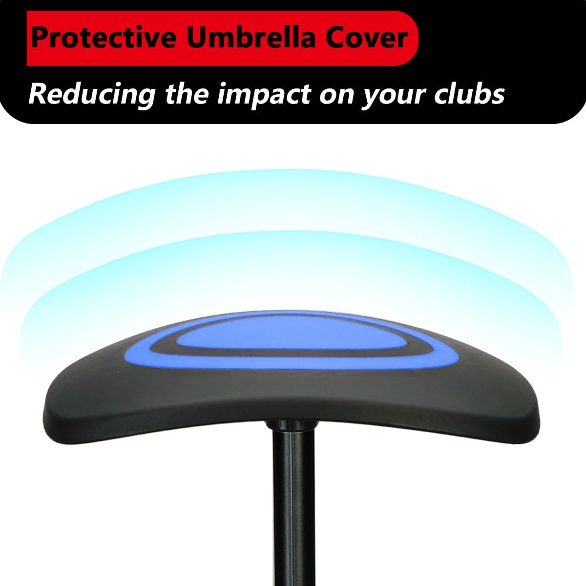 LTY Golf Travel Support Arm, Golf Travel Brace, Golf Travel Protection Kit, Golf Travel Bag Support System - Featuring a New Shape Designed for Better fit with Golf Bags