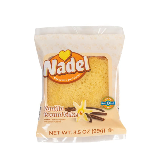 Nadel - NATURALLY DELICIOUS POUND CAKE SLICES (16 Pack) Sweet Breads & Cakes, Back to School lunch snack, breakfast bar