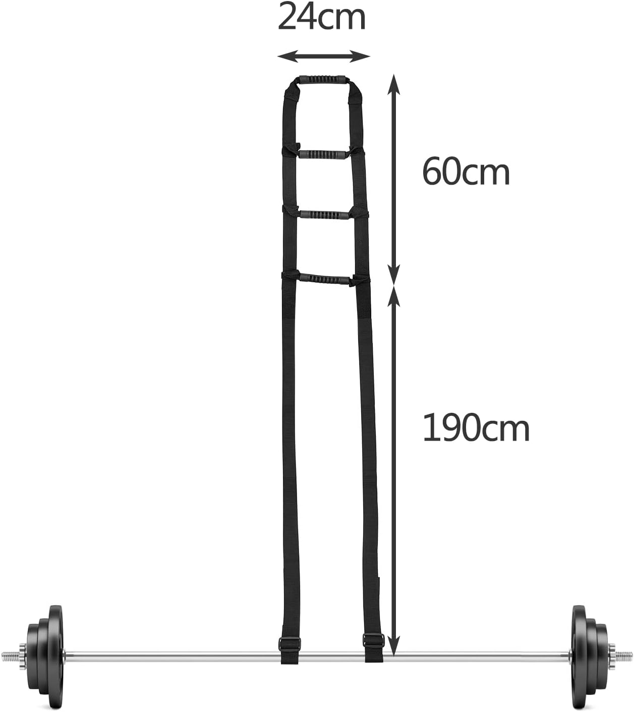 Pull Up Bed Ladder Assist,Assist Device with Handle Grips,Adjustable Length Bed Lift, Sit Up Helper Bed Assistance, Mobility Aid or Elderly, Senior, Injury Recovery Patient, Pregnant