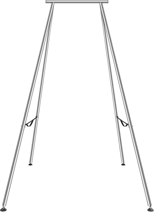 VEVOR Aerial Yoga Frame, 9.67 ft Height Swing Stand, Max 551.15 lbs Load Chrome-Plated Steel Pipe Inversion Yoga Rig for Indoor Outdoor Use