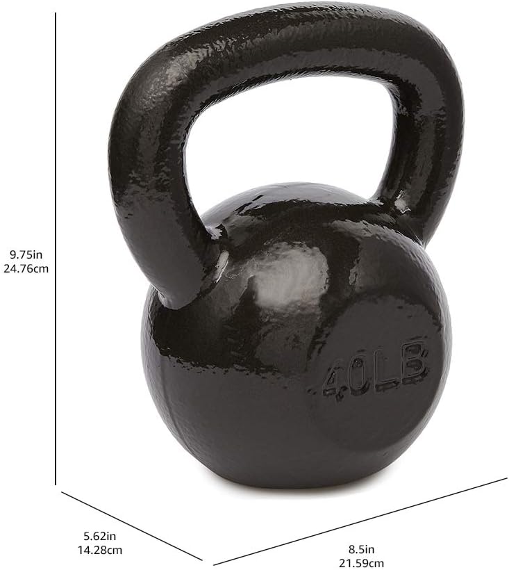 Amazon Basics Cast Iron Kettlebell
