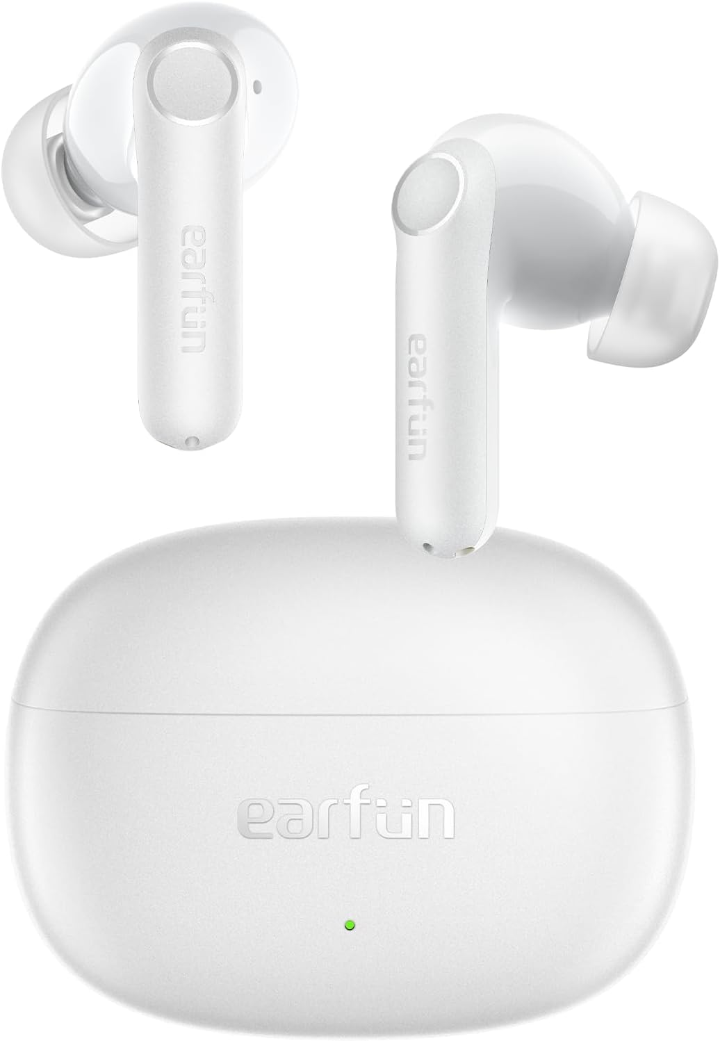 EarFun Air Life Wireless Earbuds, 12mm Driver with Deep Bass, Bluetooth 5.4 in-Ear Earbuds, 4 Mics AI ENC Call, 35H Playtime, 30 Preset EQs Via App, Comfortable Fit, Fast Charging, IPX5, White