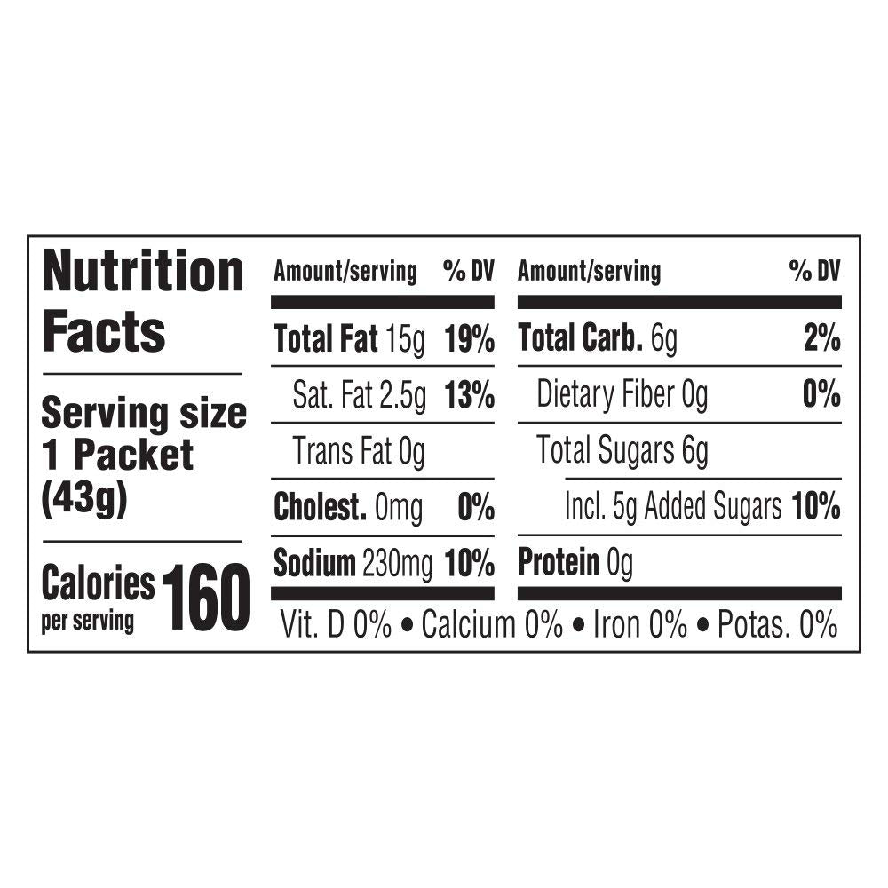 Hellmann's Classics French Salad Dressing Portion Control Sachets Gluten Free, No Artificial Flavors or High Fructose Corn Syrup, Colors from Natural Sources, 1.5 oz, Pack of 102