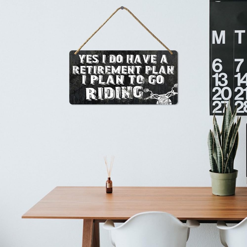 Motorcycle Sign Motorcycle Gifts Man Cave Plaques Motorcycle Signs Garage Gifts For Dad Motorcycle Decor Motorcycle Accessories Men Gifts For Dad Grandad Brother Retirement Gifts Motorcycle Lovers 6" X 12"