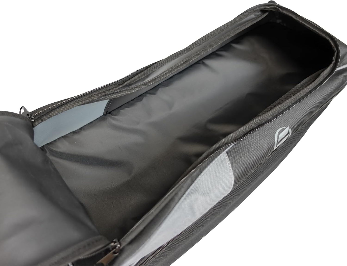 ELITE Basic Triple Roller Black Bowling Bag - 3 Ball Roller, Fits 2 Pairs of Size 15 Shoes, Air Travel-Friendly