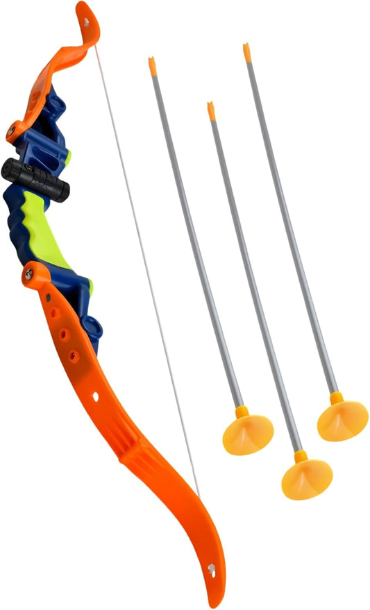 Archery Set for Kids — Toy Bow and Arrow with Laser Sight & Suction Cup Arrows – Indoor & Outdoor Activity, Gift for Boys Ages 3+
