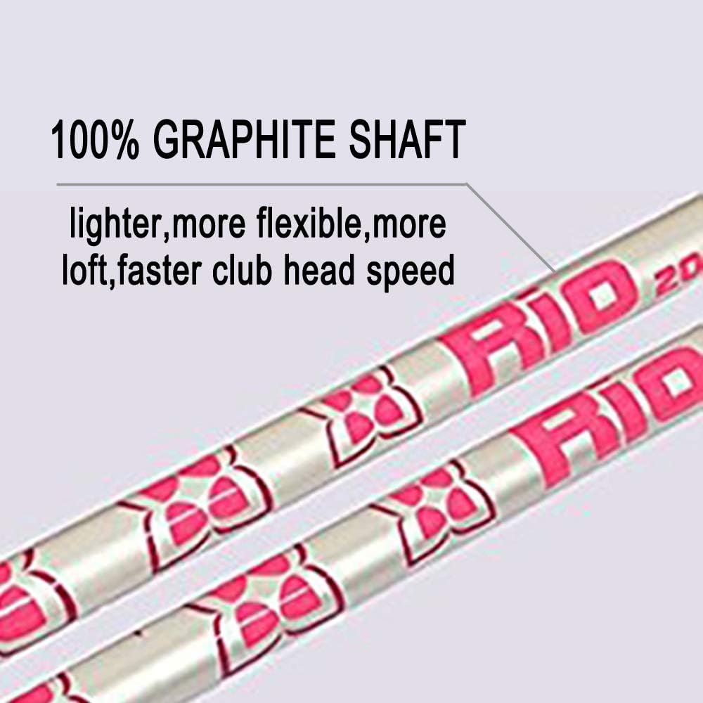 Acstar Two Way Junior Golf Putter Graphite Kids Putter Both Left and Right Handed Easily Use 3 Sizes to Choose Freely for Kids Ages 3-5 6-8 9-12