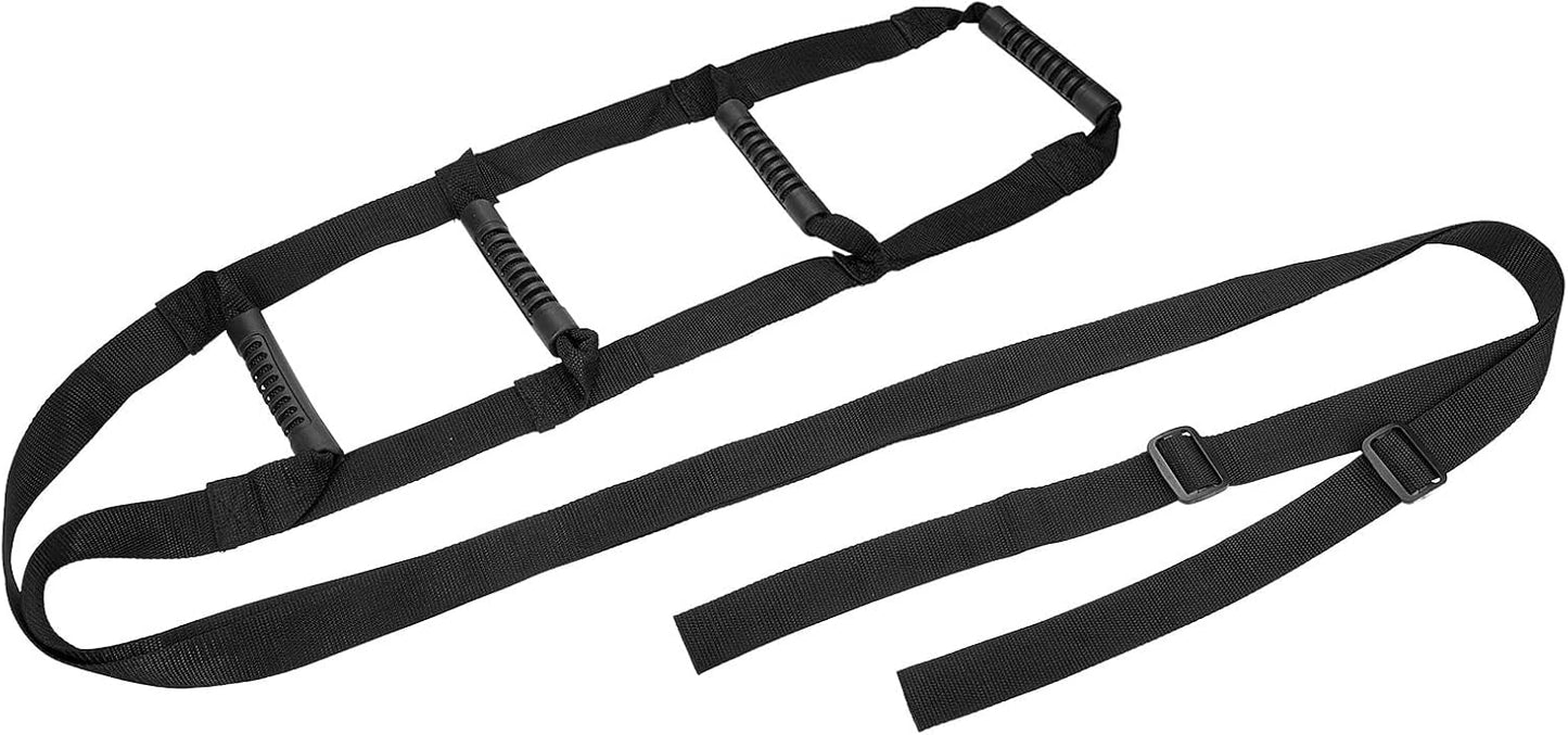 Pull Up Bed Ladder Assist,Assist Device with Handle Grips,Adjustable Length Bed Lift, Sit Up Helper Bed Assistance, Mobility Aid or Elderly, Senior, Injury Recovery Patient, Pregnant