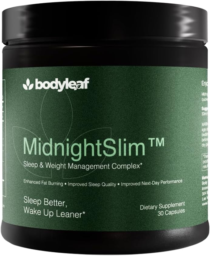 MidnightSlim™ | Advanced Nighttime Weight Management | Maximum Strength Metabolism Support, Digestive Health, Peaceful Sleep | Premium Probiotic Complex | 30 Capsules
