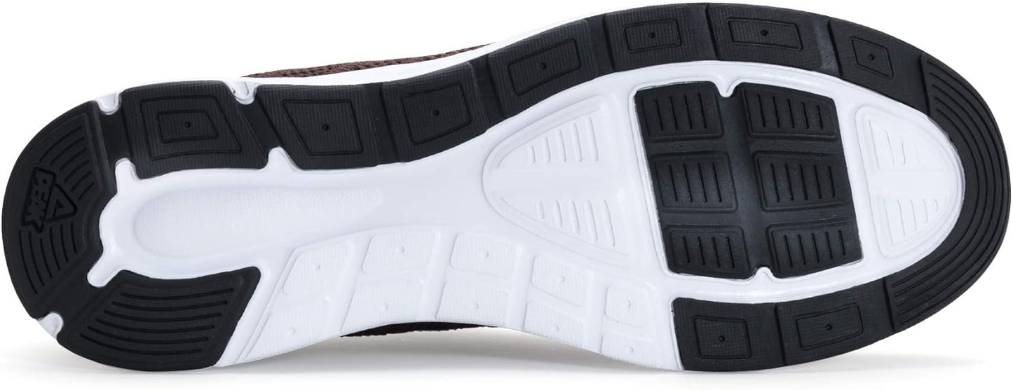 PEAK Mens Lightweight Walking Shoes Comfortable Slip On Sports Sneakers for Tennis, Gym, Running, Casual Workout