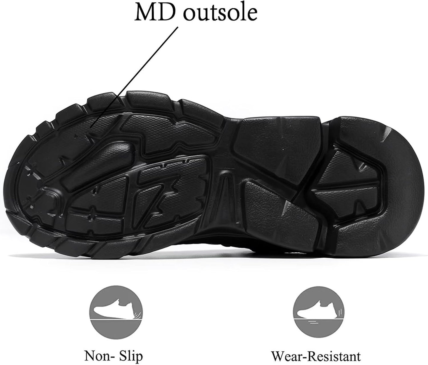 Mens Slip On Running Shoes Athletic Walking Trainers Lightweight Breathable Mesh Tennis Sneakers