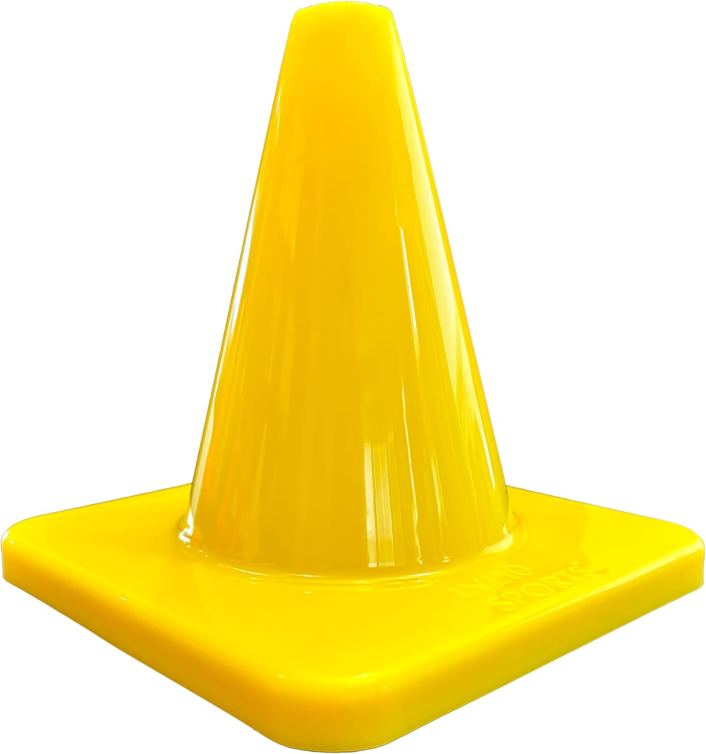 LVL10 Pro Training Cones - 6" Soccer Training Cones for Sports - for Basketball, Football, Basketball and Agility Drills - Soccer Field Markers That Won't Crack, Slide or Fly