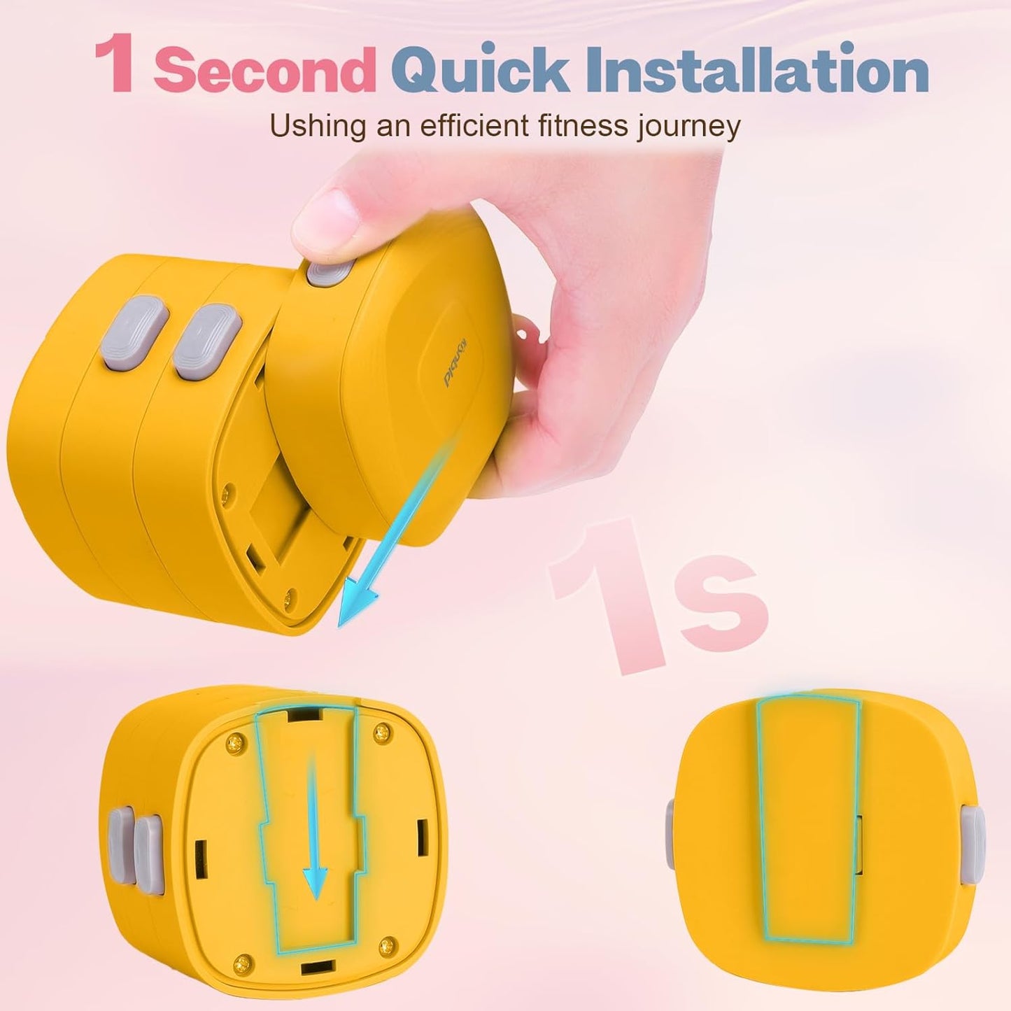 Adjustable Dumbbell Set of 2, 4 in 1 Free Weights Dumbbells Set for Women with Fast Adjustment, Each 2lb 3lb 4lb 5lb Hand Weights Set for Home Gym & Outdoor Exercise Training