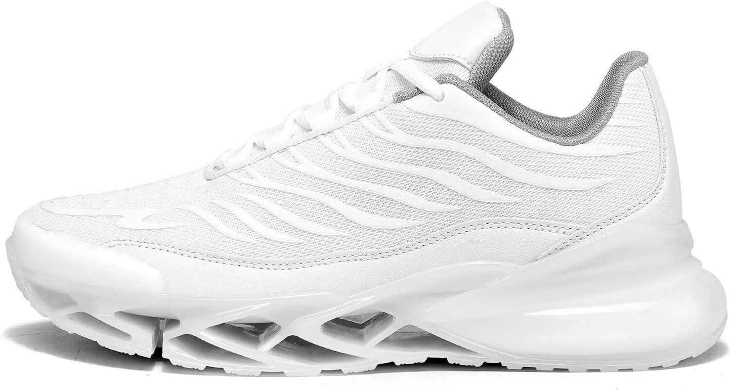 Mens Slip on Walking Running Shoes Blade Tennis Casual Fashion Sneakers Comfort Non Slip Work Sport Athletic Trainer