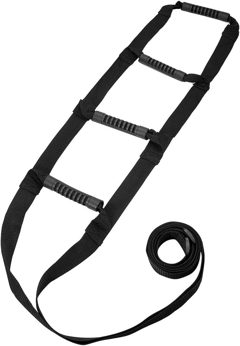 Pull Up Bed Ladder Assist,Assist Device with Handle Grips,Adjustable Length Bed Lift, Sit Up Helper Bed Assistance, Mobility Aid or Elderly, Senior, Injury Recovery Patient, Pregnant