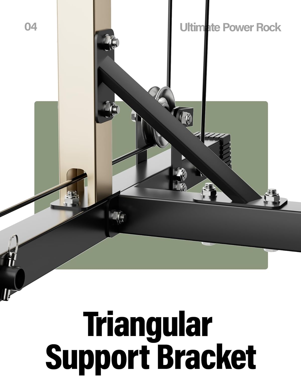 MAJOR FITNESS Drone1 Power Cage - Multi-Function Power Rack for Home Gym, Squat Rack, Cable Crossover System, for Strength Training, Heavy-Duty Steel Construction