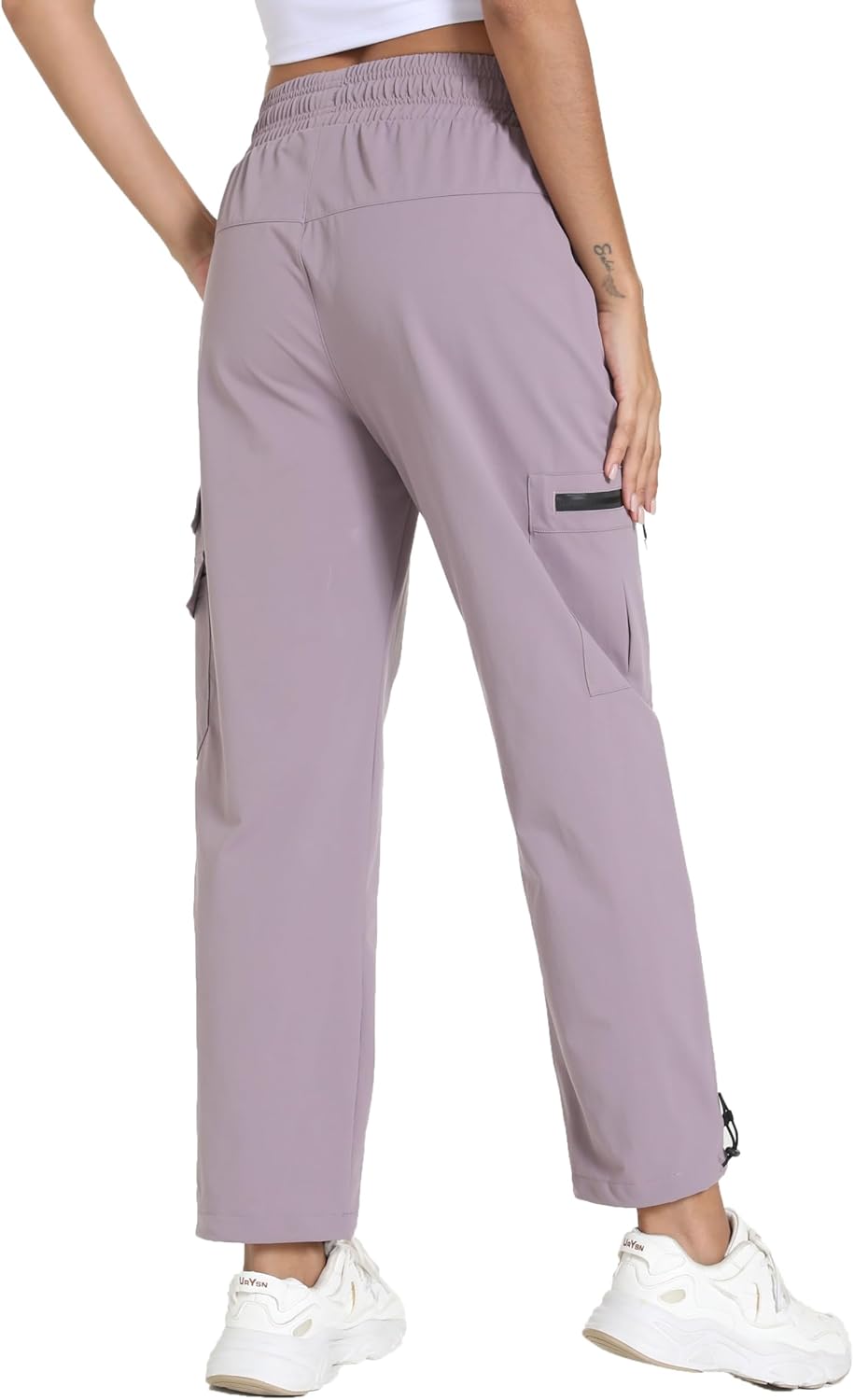 Women's Hiking Pants with Pockets - Travel Lounge Outdoor Quick Drying Lightweight Water Resistant Joggers