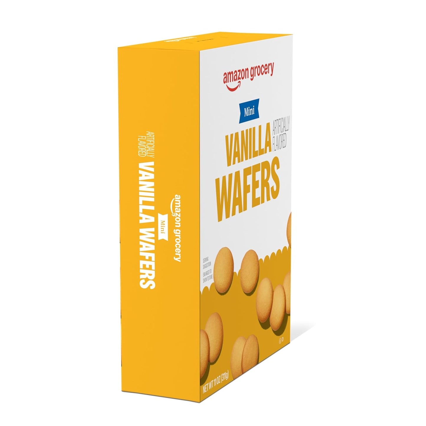 Amazon Grocery, Mini Vanilla Wafers, 11 Oz (Previously Happy Belly, Packaging May Vary)