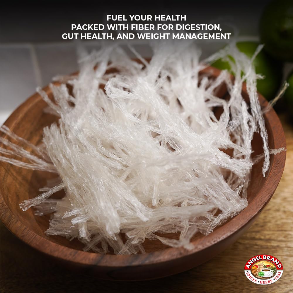 Angel Brand Isinglass 0.25 oz Pouch Pack of 3 - Sourced from Red Sea Algae - Agar Agar Primarily used as a thickening agent in soups, jellies, custards, and ice creams