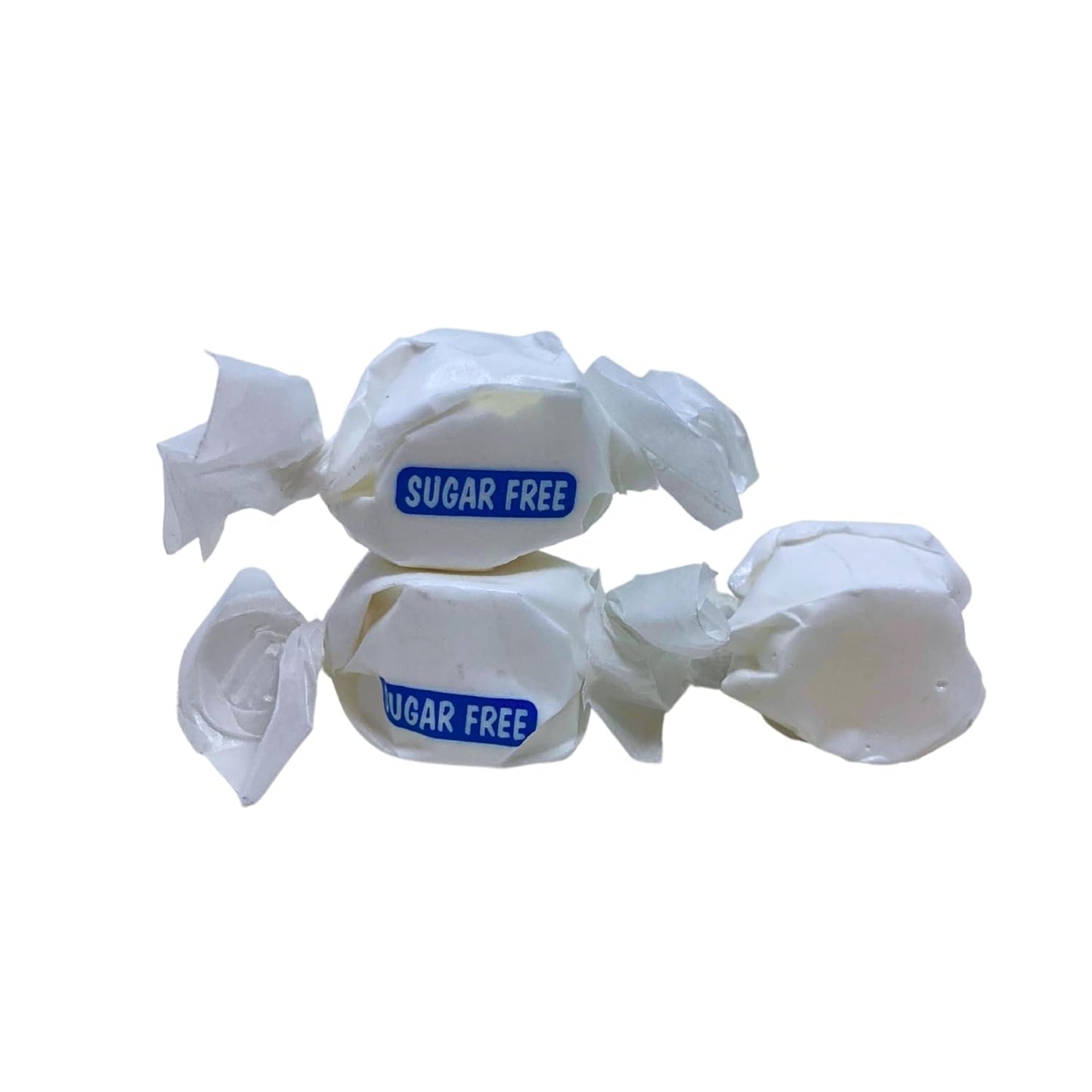 Sugar Free Vanilla Salt Water Taffy - 1lb (16oz) Bulk Bag Individually Wrapped Soft & Chewy Nut Free, Gluten Free, Diabetic & Keto Friendly Gourmet Candy For Taffy Lovers