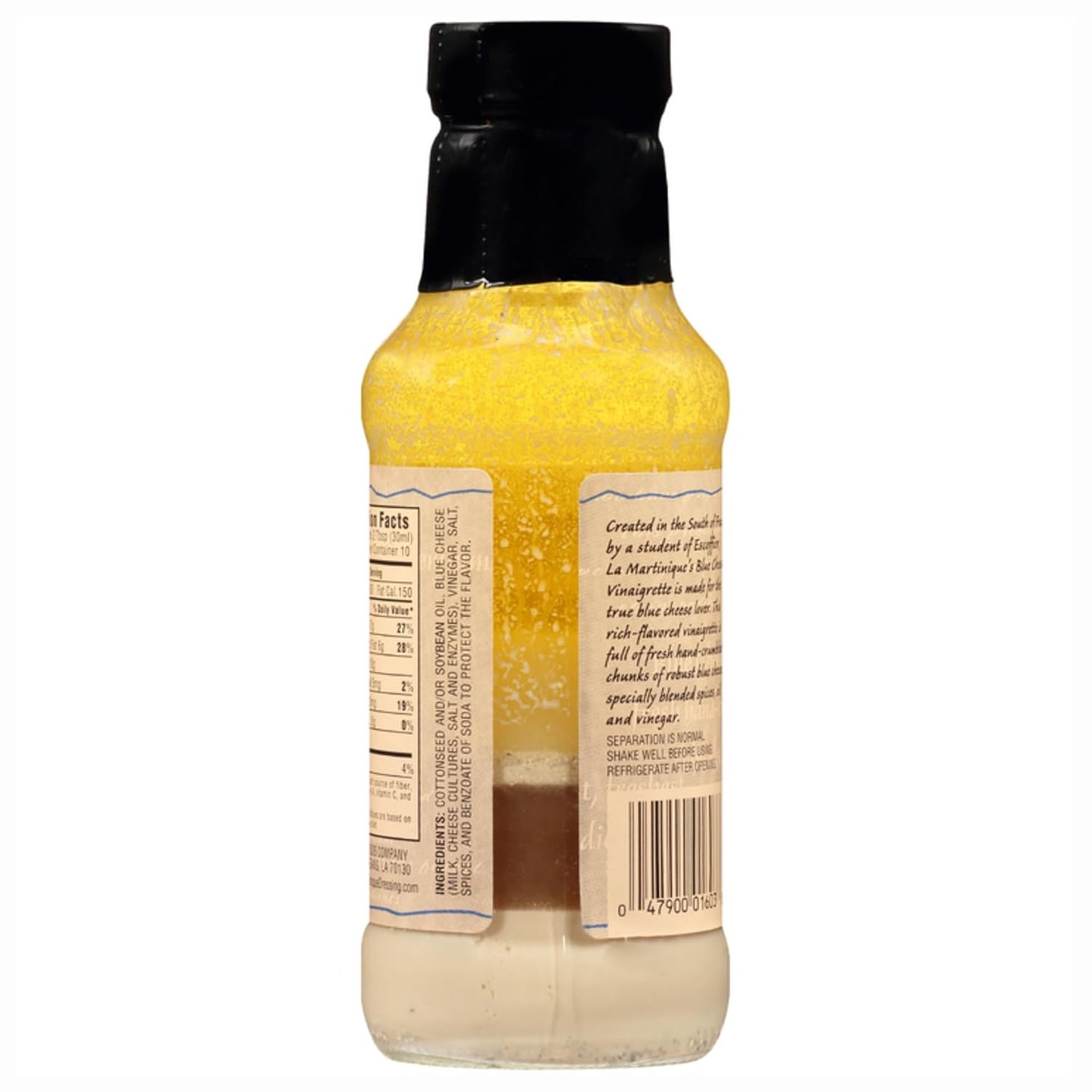 La Martinique Blue Cheese Vinaigrette Dressing 10 Ounce Bottle (Pack of 1)