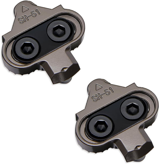 Bike Cleats Compatible with Shimano SPD SH51,for MTB Cleat Set Suitable for Men Women Indoor Mountain Outdoor Road Cycling