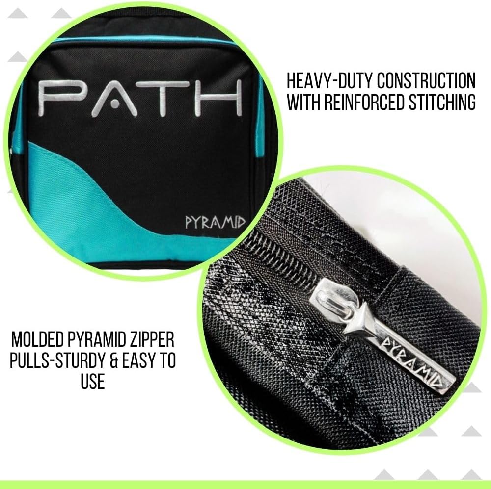 Pyramid Path Pro Deluxe Single Bowling Ball Tote - Holds One Ball, One Pair Shoes Up to Mens 15