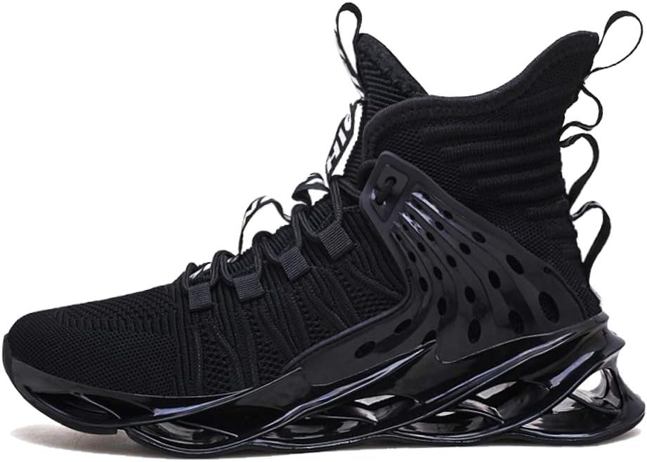 Hello MrLin Men's Running Shoes Non Slip Athletic Tennis Walking Blade Type Sneakers Hip Hop