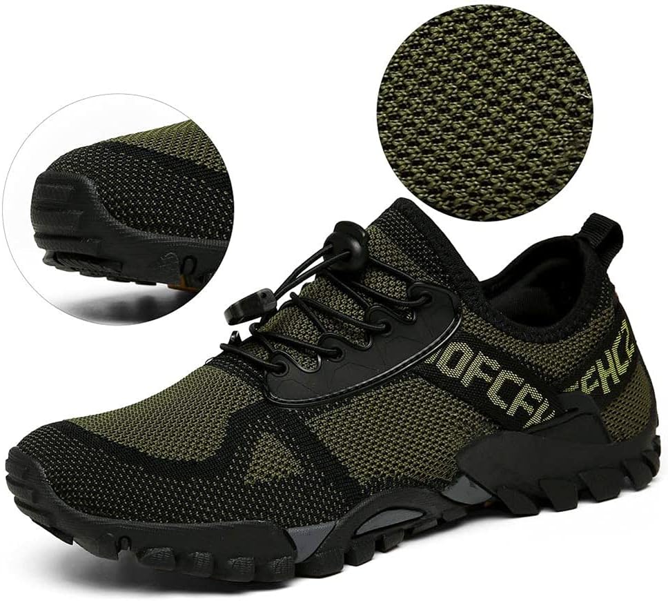 ABAO Hiking Shoes Men Women Outdoor Sports Shoes Non-Slip Breathable Sneakers Low Top Walking Shoes for Outdoor Trailing Trekking Walking Climbing Travel Lightweight