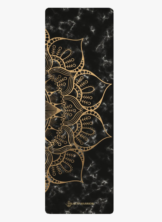 TPE Yoga Mat - Artist Designed, Premium eco friendly mats, Non Slip, Non toxic, Great For Regular & Hot Yoga, Pilates and Workouts (72 inch x 24 inch x 6mm thick)