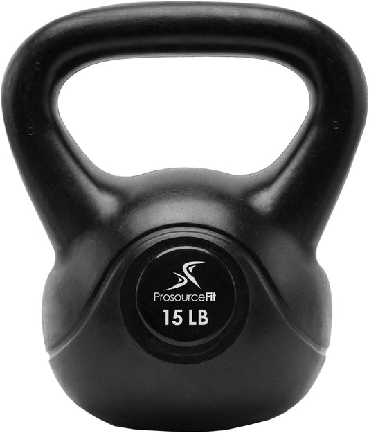 ProsourceFit Vinyl Plastic Kettlebell from 10, 15, 20, 25, 30 and 35 lbs