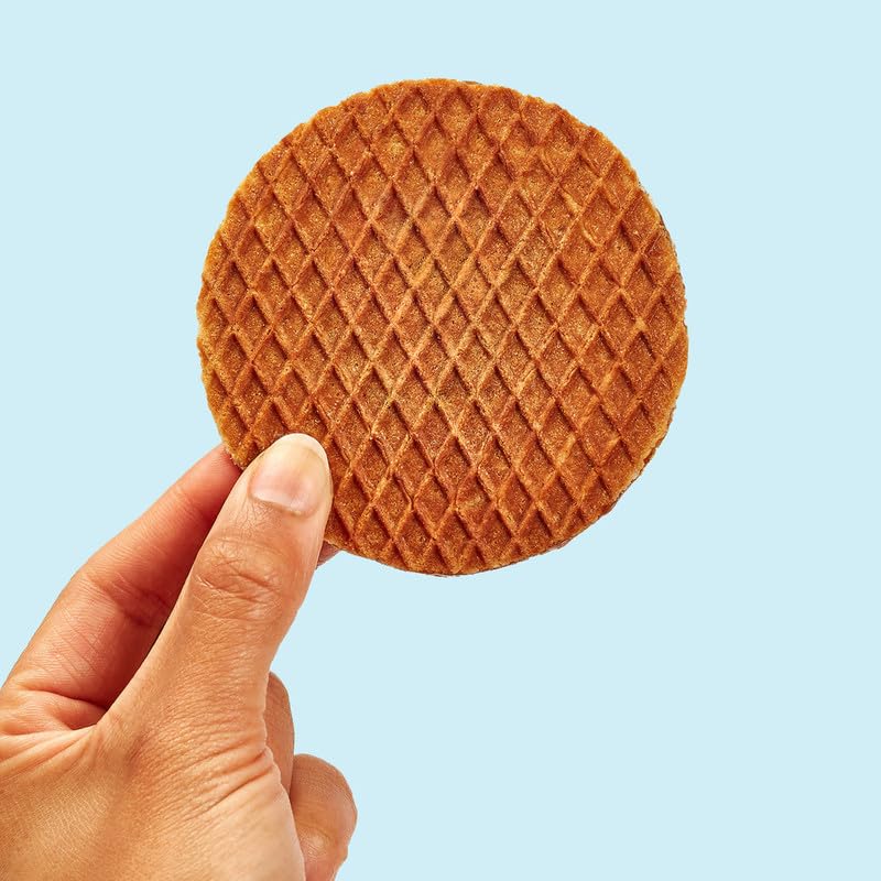 Rip Van Gluten-Free Snickerdoodle Stroopwafel, Healthy Gluten-Free Snacks, Non-GMO Snacks, Low Sugar (6g), Low Calorie Snack, 12 Count