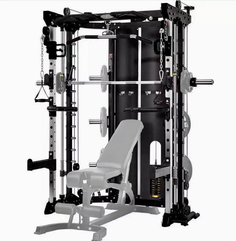 Smith Machine, Cables with Built in 160 kg Weights