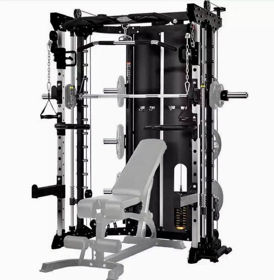 Smith Machine, Cables with Built in 160 kg Weights
