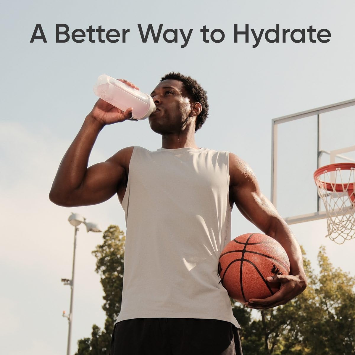 Sports Research® Hydrate Electrolytes Powder - Sugar-Free & Naturally Flavored with Vitamins, Minerals, and Coconut Water - Supports Hydration - Cherry Pomegranate - 90 Servings