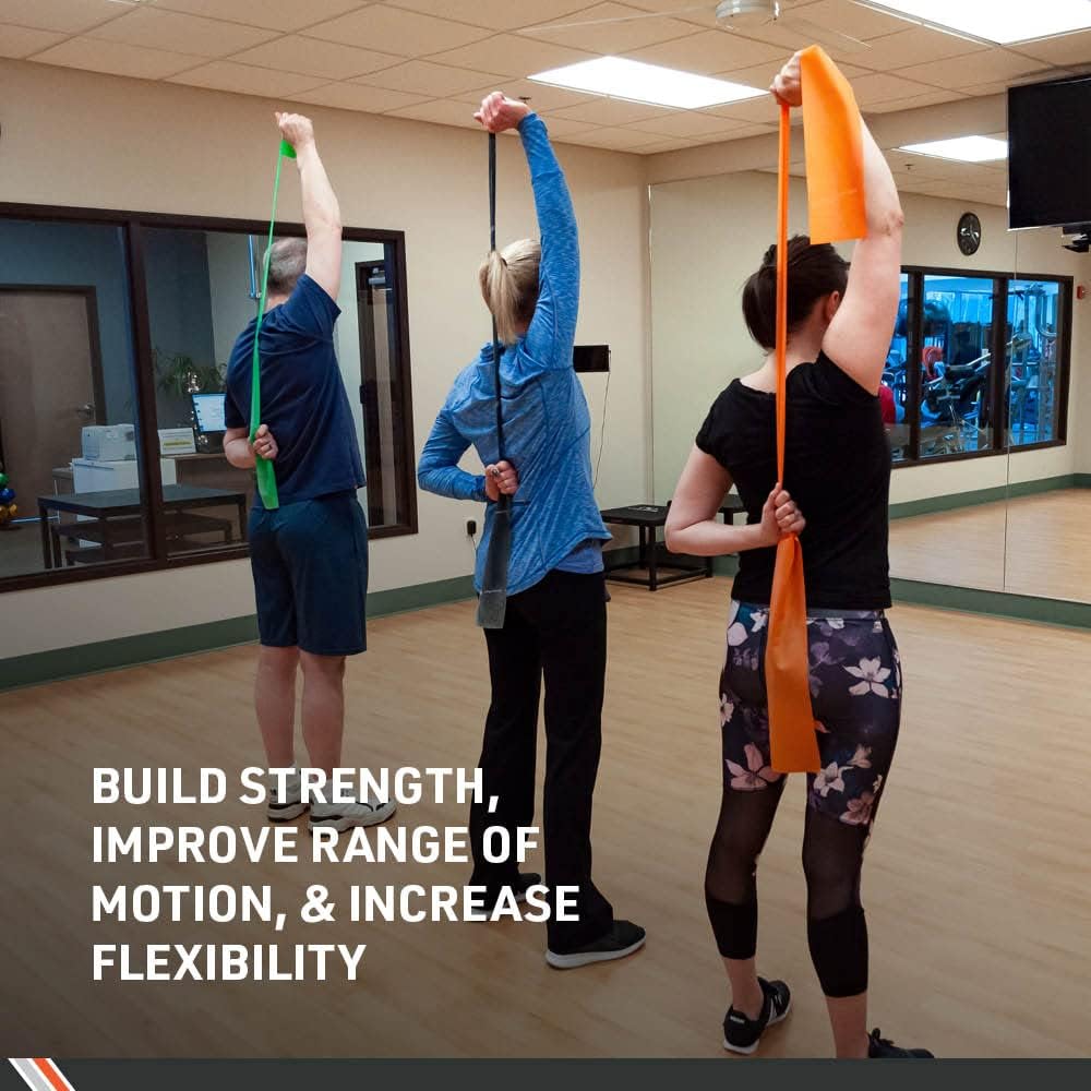 BodySport® Exercise Band, 5 in. x 6 yd. - Professional Resistance Bands for Home Fitness & Gym Exercises - Workout & Rehab Equipment