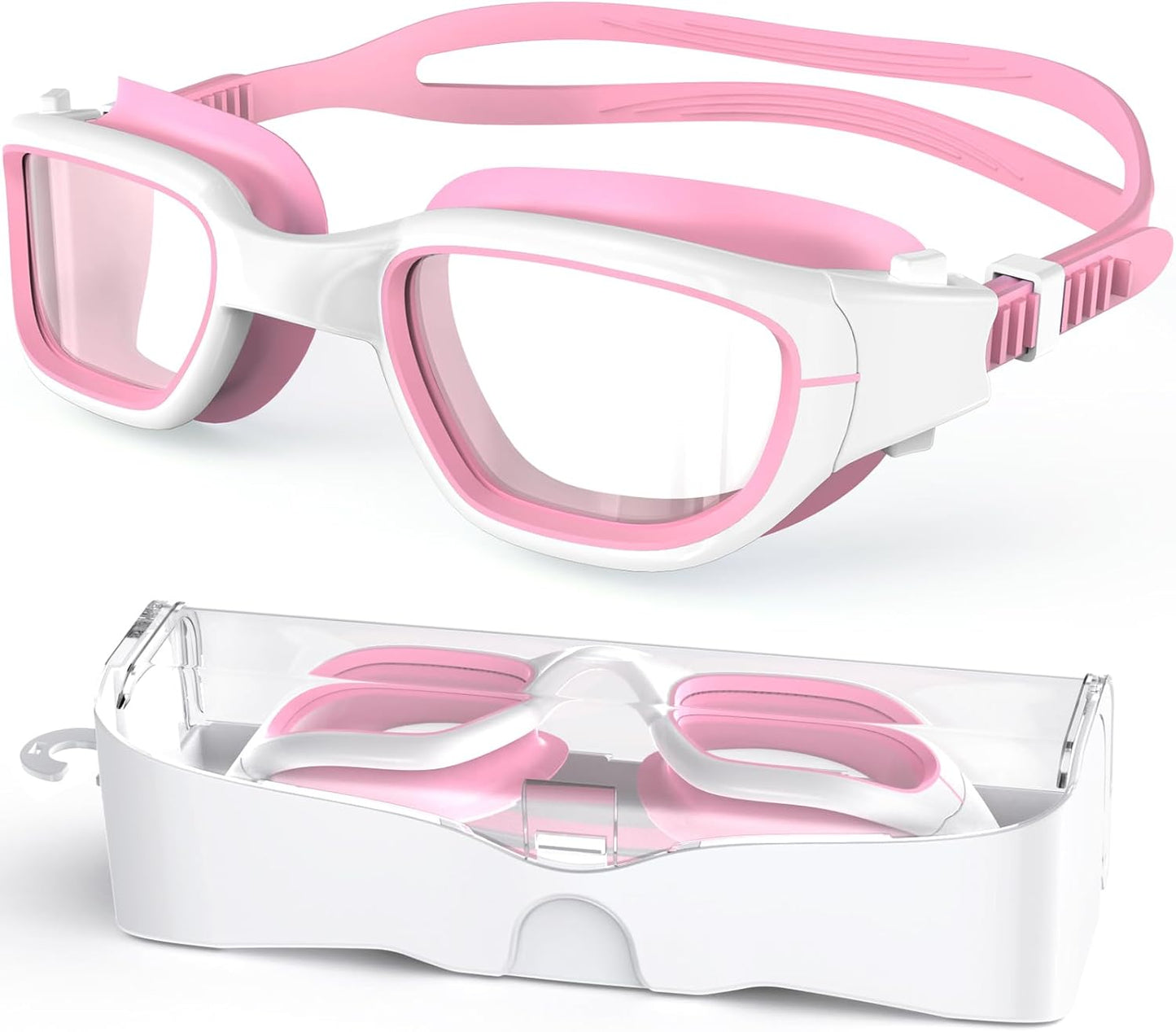 Kids Swim Goggles,Swimming Goggles for Kids 6-14, Anti-Fog UV Protection Pool Glasses for Boys Girls