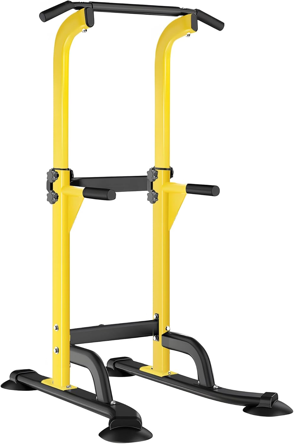 SogesHome Power Tower Pull Up Bar and Dip Station Adjustable Height Dip Stand Multi-Functional Strength Training Fitness Workout Station